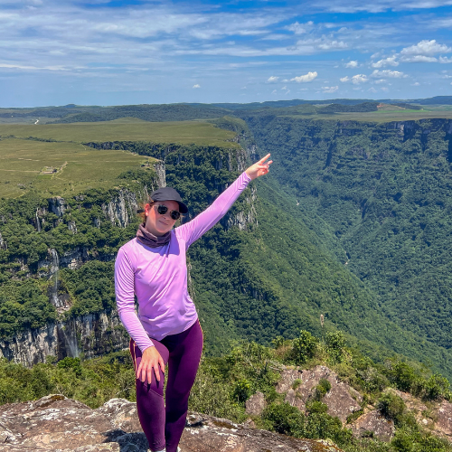 Trilha da Borda do Canyon Fortaleza - Canyons do Brasil