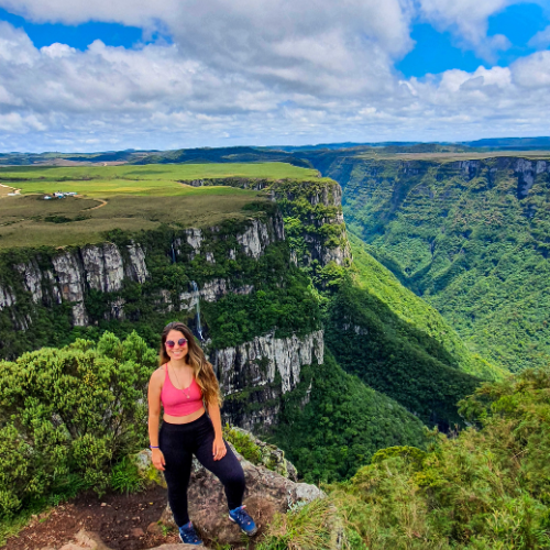 Trilha da Borda do Canyon Fortaleza - Canyons do Brasil